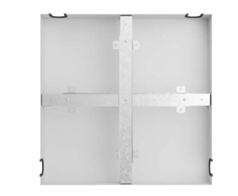 Lanberg Stelaż zapasu kabla 500x500 szary AK-3155-S