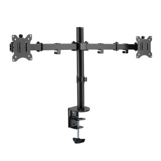 LogiLink Uchwyt do 2 x monitor 17-32 cali, ramie 390 mm