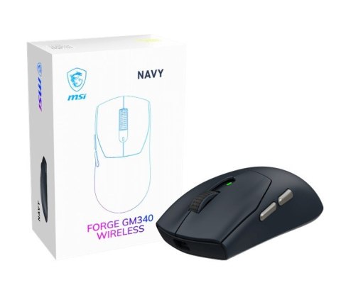 MSI Mysz bezprzewodowa Forge GM340 Granatowa