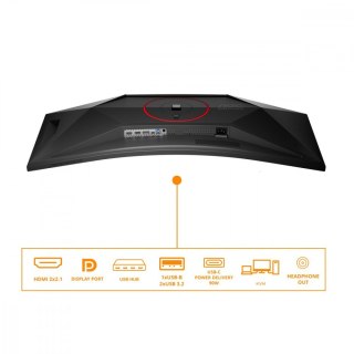 AOC Monitor 34 cale CU34G4ZCA VA Curved 250Hz HDMIx2 DP HAS Głośniki