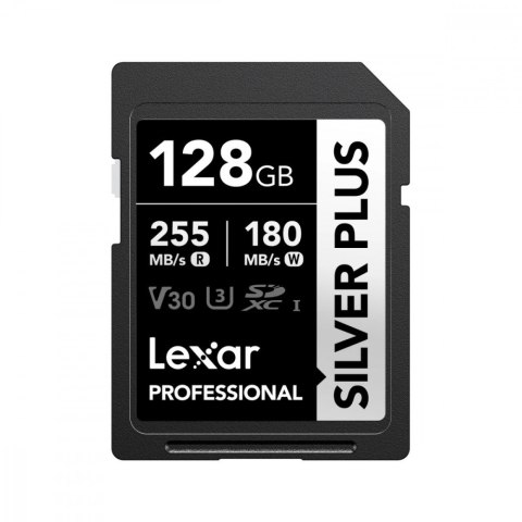 Lexar Karta pamięci PROFESSIONAL SILVER PLUS 128GB SDXC UHS-I 205MB/s