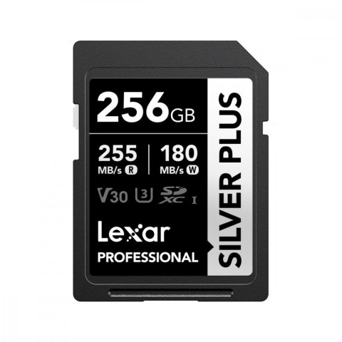 Lexar Karta pamięci PROFESSIONAL SILVER PLUS 256GB SDXC UHS-I 205MB/s
