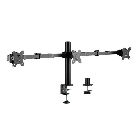 LogiLink Uchwyt na 3 monitory,17 -27 cali, ramie 380mm,3x7kg