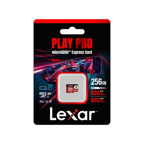 Lexar Karta pamięci microSDHX PLAY PRO 256GB EXPRESS 7.1 900MB/s